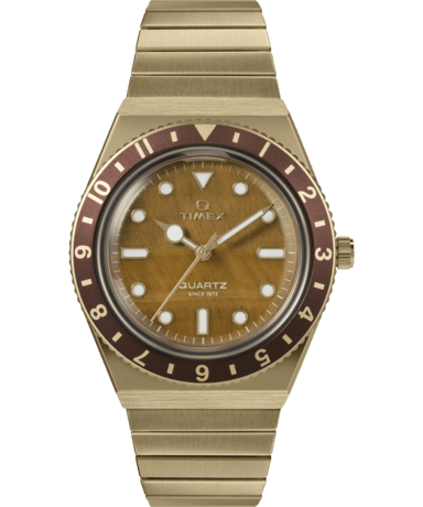 Timex Q Diver Inspiration Damen Goldene Uhr TW2V92500
