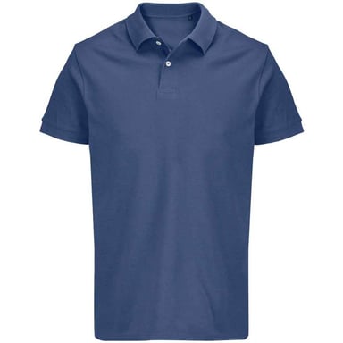 SOLS - "Pacific" Poloshirt Doppelnähte für Herren/Damen Unisex (Denim)