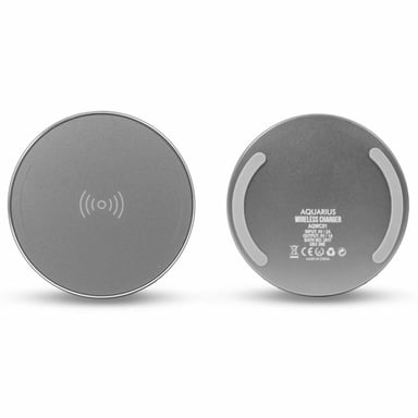 Aquarius Wireless Charger Round Silver