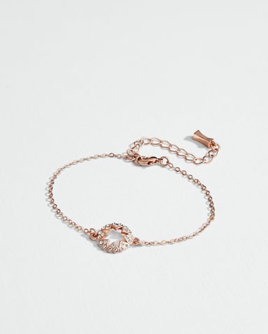 Bracelet cœur et étoiles or rose Hershie Ted Baker