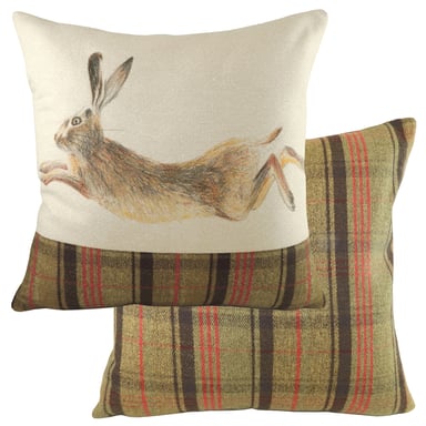 Hunter Springende Hase Kissen