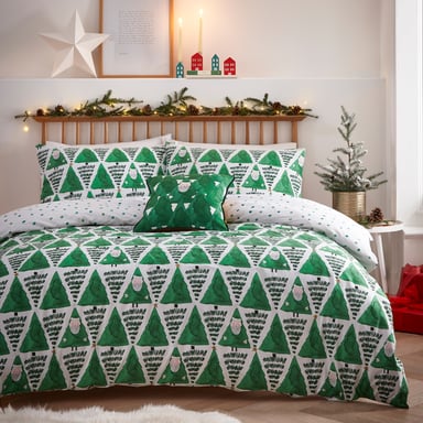 Hide and Seek Santa Duvet Cover Set