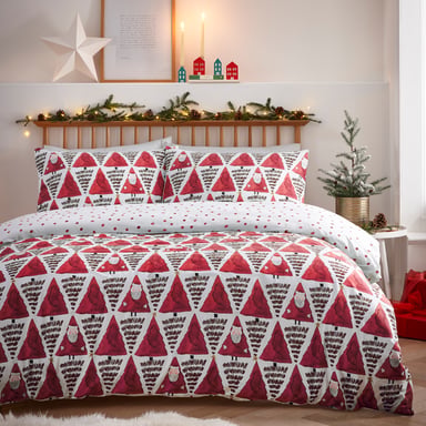 Versteckspiel Weihnachtsmann Bettbezug Set