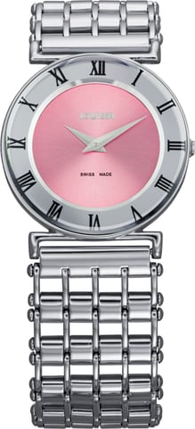 Jowissa Damenuhr J2.017.M Roma Pastell Edelstahl Rosa Zifferblatt Römische Ziffern
