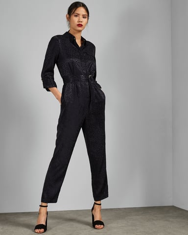 Combi-pantalon style militaire bleu foncé Marryan Ted Baker