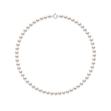 DIADEMA - Necklace - True Japanese Akoya Cultured Pearl - Quality AA+