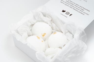 Naturally Scented Bath Bomb Set - Lemongrass & Bergamot