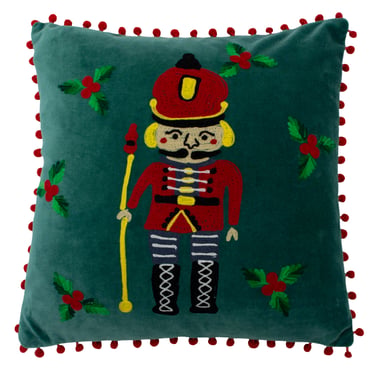Nutcracker Polyester Filled Cushion