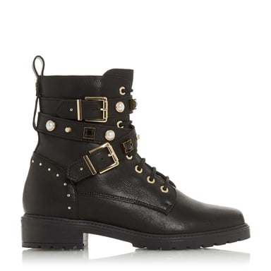 Dune Ladies POPULAR Studded Multistrap Boots