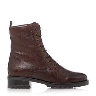Dune Ladies PRESTONE Cleated Sole Lace-Up Hiker Boots