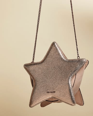 Sac en cuir étoile rose doré Starry Ted Baker