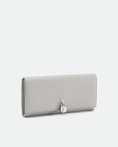 Porte-monnaie Matinee gris avec fermoir cadenas Sylivi Ted Baker