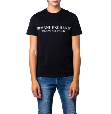 T-Shirt Milano x New York Armani Exchange Für Herren in Schwarz