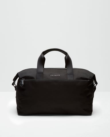 Ted Baker Wood Nylon Holdall, Black