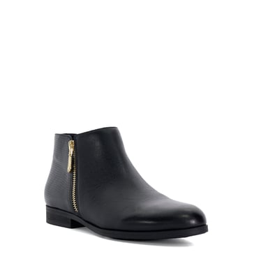 Dune Ladies Pandias - Croc Effect Detail Low Heel Boots