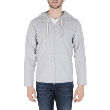 19V69 Italia Herren Kapuzenpullover Hellgrau THOMAS HELLGRAU