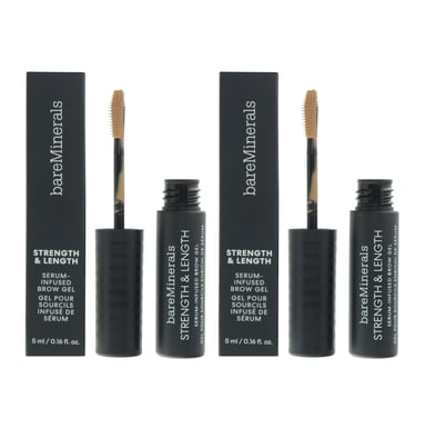 Bare Minerals Strength And Length Brow Gel 5ml x 2