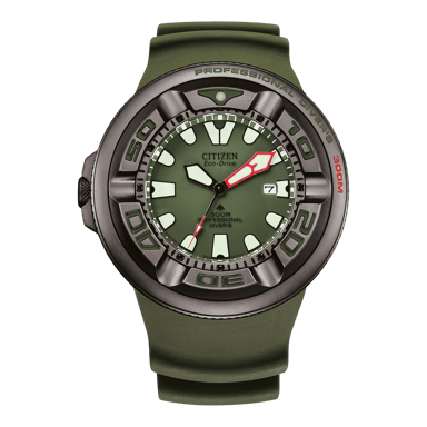 Citizen Promaster Marine Herren Grün Uhr BJ8057-17X
