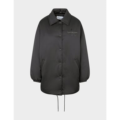 Veste ample matelassee Calvin Klein Pour Femme en Noir