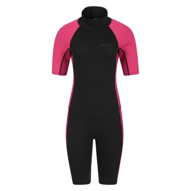 Mountain Warehouse Kurzer Neoprenanzug für Frauen/Damen (Schwarz)