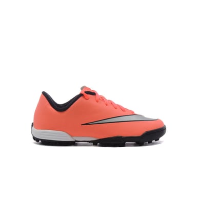 Nike Mercurial Vortex II TF Schnürung Orange Kids Football Boots 651644 803
