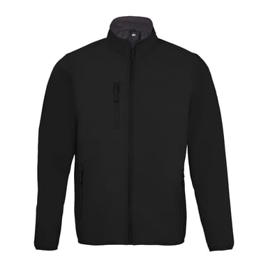 SOLS Herren Radian Soft Shell Jacke (Schwarz)