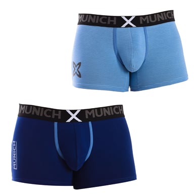 Pack-2 Herren Boxershorts aus elastischer Baumwolle MU_DU0280