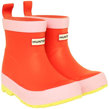 Hunter Play Orangefarbene Stiefel für kleine Kinder