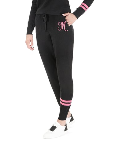 Crown Of Edinburgh Pantalon De Survãªtement En Cachemire Morningside Noir M