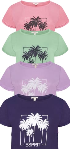 Esprit Ladies T-Shirt Pack of 4