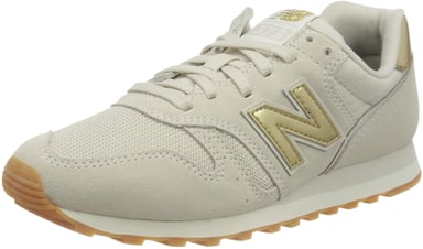 Damen New Balance 373 Turnschuhe in Grau/Gold