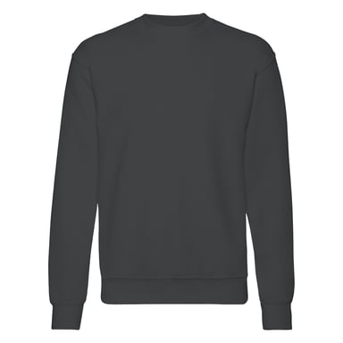Fruit Of The Loom Herren Set-In Belcoro® Yarn Sweatshirt (Light Graphite)