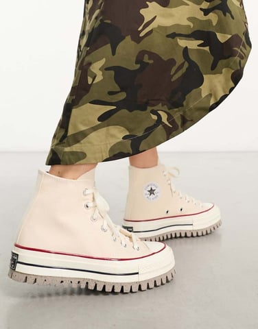 Converse CT70 Trek Hi Turnschuhe in Weiß