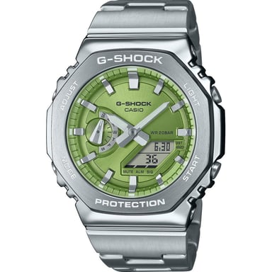 Casio G-Shock Herren-Silberuhr GM-2110D-3AER