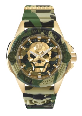 Philipp Plein The $kull Herrenuhr grün PWAAA0921