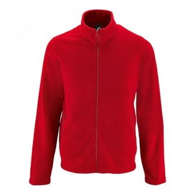 SOLS Herren Norman Fleece Jacke (Rot)