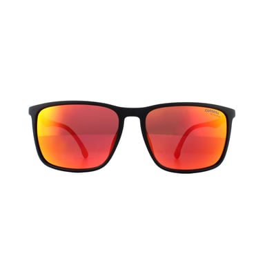 Carrera Sonnenbrille 8031/S BLX W3 Matt Schwarz Rot Rot Spiegel