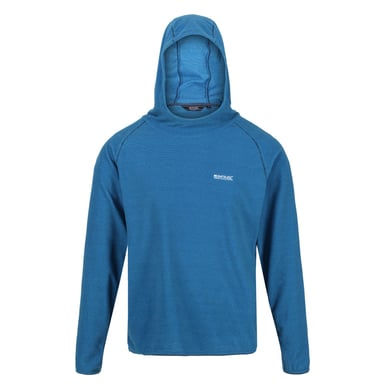 Regatta - "Montes" Kapuzenpullover Leicht für Herren (Königsblau/Dunkel-Jeansblau)