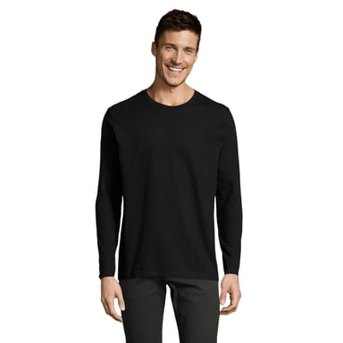 SOLS - "Imperial" T-Shirt für Herren Langärmlig (Schwarz)