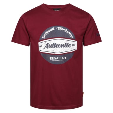 Regatta - "Original Workwear" T-Shirt für Herren (Burgunderrot)