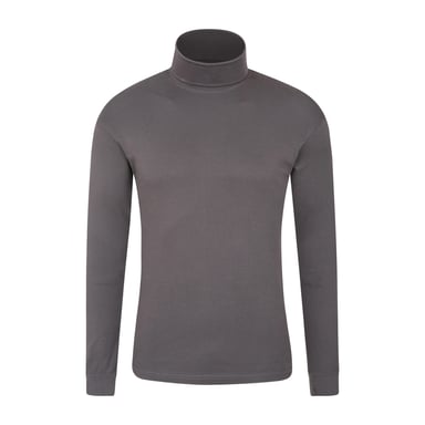 Mountain Warehouse Herren Meribel Baumwolle Thermal Top (Dunkelgrau)