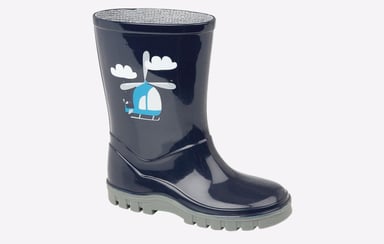 Stormwells Helicopter Wellingtons Kids