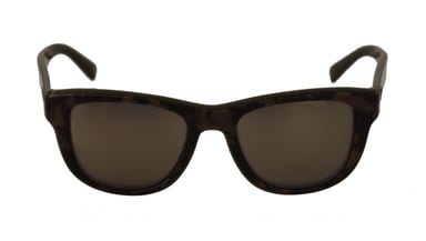 Dolce & Gabbana Brown Mirror Lens Plastic Full Full Rim Men's Sunglasses