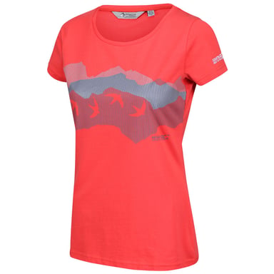 Regatta - T-shirt imprimé BREEZED - Femme (Rouge orangé)