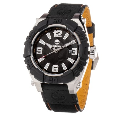 Timberland Herrenuhr Quartz Silber Schwarz
