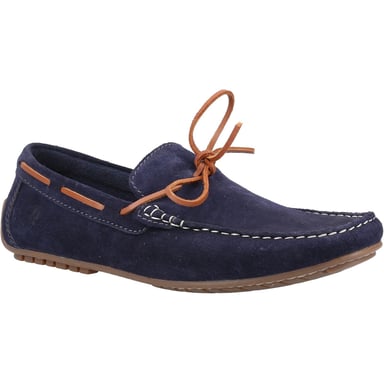 Hush Puppies Reuben Wildleder Herren Marine Bootsschuhe