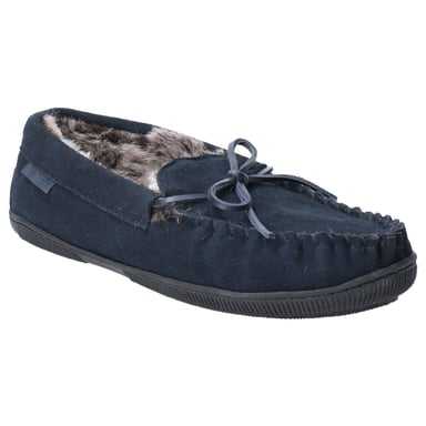Hush Puppies Herren Ace Slip On Leder Pantoffel (Marine)