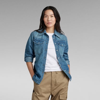 G-Star RAW Premium 70'S Slim Denim Shirt