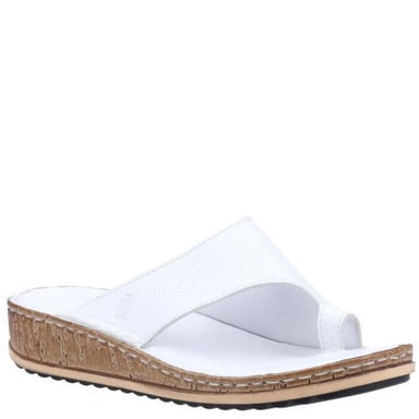 Hush Puppies - Damen Sandalen "Elissa", Wildleder (Weiß/Cremefarbe)
