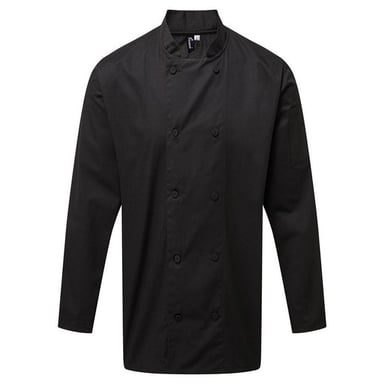 Premier - "Coolchecker" Kochjacke für Herren (Schwarz)